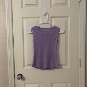 Lilac Sleeveless Tank Top
